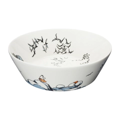 Serving bowl 23 cm True to its origins - The Moomin Arabia True to Its Origins is a collection of dishes, each with a different illustration. In the backstory, the Moomin decide it is time for a change, and Moominpappa takes the ...