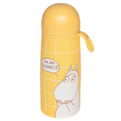 Thermos bottle 0,45L Moomintroll - Keep your drinks hot or cold with the charming Moomintroll thermos bottle. Lightweight and easy to carry with a silicone hanger—it’s an ideal companion for the gym or the beach!