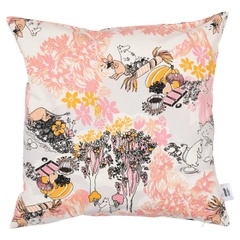 Cushion cover pink 50x50cm - Bring the magical world of Moomin stories into your living room with this charmingly pink cushion cover, ... The illustration is inspired by the first Moomin Story, The Moomins and the Great ...