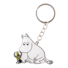 Keychain Moomintroll - Carry a piece of Moomin magic wherever you go with the adorable keychain featuring the curious fellow ... Whether you're unlocking your door or starting your car, let Moomintroll bring a smile ...