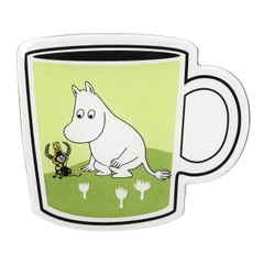 Magnet Moomintroll - Add a touch of Moomin magic to your space with a Moomintroll mug magnet! This charming magnet features a Moomintroll mug in green, perfect for brightening up your fridge or any magnetic ...