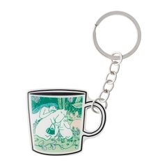 Nøkkelring, Mummidagen 2025 kopp - Ta med deg litt mummimagi uansett hvor du går med den metalliske nøkkelringen med Mummidagkoppen 2025. Enten du låser opp døren eller starter bilen, la mummiverdenen få deg til å smile.