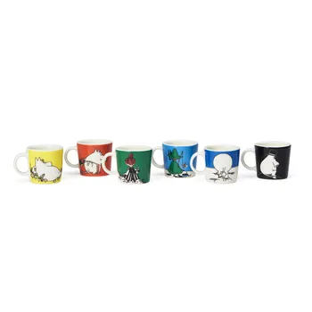 Moomin minimug set 6 pcs 1st classics