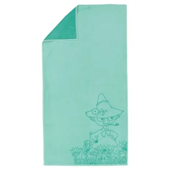 Moomin bath towel 70x140cm Snufkin mint