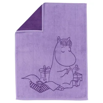 Moomin hand towel 50x70cm Snorkmaiden purple