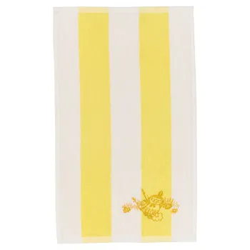 Moomin hand towel 30x50cm Little My yellow stripe